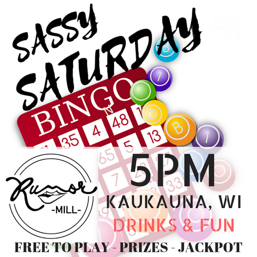 Sassy Saturday Free Bar Bingo