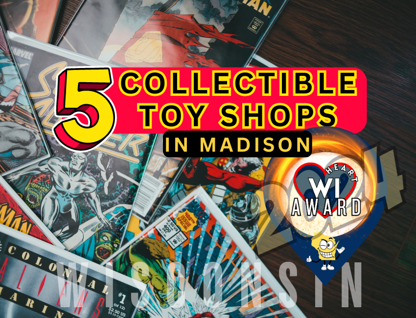 Madison’s Top 5 Collectible Toy Shops Nominated for 2024 WI-Heart Award