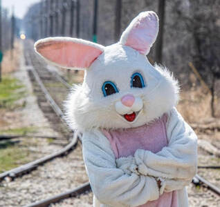 Bunny Trains at East Troy Electric Railroad