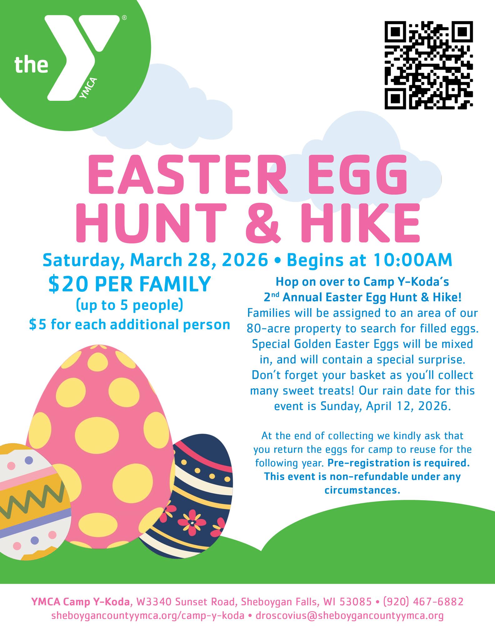 Camp Y-Koda Easter Egg Hunt & Hike